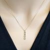 18K Yellow Gold Diamond Gemstone Pendant