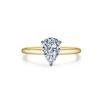Pear-shaped Solitaire Engagement Ring