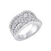White Gold Diamond Fashion Ring  2.05 CT