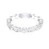 White Gold Diamond Semi-Mount Band 1.00 CT