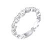White Gold Diamond Semi-Mount Band 1.00 CT