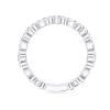White Gold Diamond Semi-Mount Band 1.00 CT