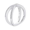 White Gold Diamond Fashion Ring  0.37 CT
