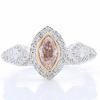 Platinum Diamond Gemstone Ring