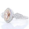 Platinum Diamond Gemstone Ring