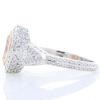 Platinum Diamond Gemstone Ring