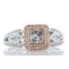 Platinum Diamond Gemstone Ring
