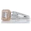 Platinum Diamond Gemstone Ring