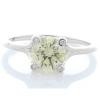 18K White Gold Diamond Gemstone Ring
