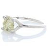 18K White Gold Diamond Gemstone Ring