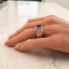 18K Yellow Gold Tanzanite Gemstone Ring