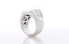18K White Gold Diamond Gemstone Ring