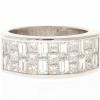18K White Gold Diamond Gemstone Ring