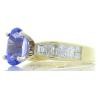 18K Yellow Gold Tanzanite Gemstone Ring