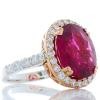 18K White Gold Tourmaline Gemstone Ring