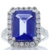 Platinum Tanz Gemstone Ring