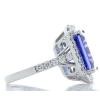 Platinum Tanz Gemstone Ring