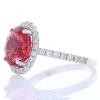 18K White Gold Spinel Gemstone Ring