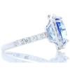 18K White Gold Sapphire Gemstone Ring