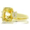 18K Yellow Gold Sapphire Gemstone Ring