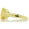 18K Yellow Gold Sapphire Gemstone Ring