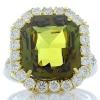 Platinum Alexandrite Gemstone Ring