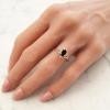 14K Yellow Gold Sapphire Gemstone Ring