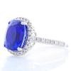 14K White Gold Tanzanite Gemstone Ring