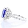 14K White Gold Tanzanite Gemstone Ring