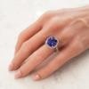 14K White Gold Tanzanite Gemstone Ring