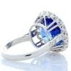 Platinum Sapphire Gemstone Ring