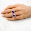 18K White Gold Tanzanite Gemstone Ring