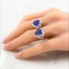 18K White Gold Tanzanite Gemstone Ring