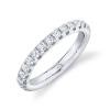 1.21ct 14k White Gold Diamond Eternity Band Size 7