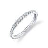 0.58ct 14k White Gold Diamond Eternity Band Size 7