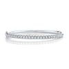 2.00ct 14k White Gold Diamond Bangle