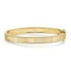 0.97ct 14k Yellow Gold Diamond Bangle
