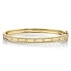0.62ct 14k Yellow Gold Diamond Bangle