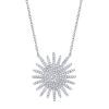 0.43ct 14k White Gold Diamond Necklace