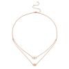 0.24ct 14k Rose Gold Diamond Eye & Hamsa Necklace