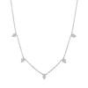 0.19ct 14k White Gold Diamond Necklace