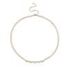 0.56ct 14k Rose Gold Diamond Necklace