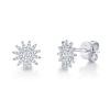 0.24ct 14k White Gold Diamond Stud Earring