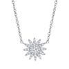 0.15ct 14k White Gold Diamond Necklace