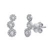 0.36ct 14k White Gold Diamond Stud Earring