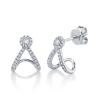 0.20ct 14k White Gold Diamond Earring