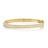 1.70ct 14k Yellow Gold Diamond Bangle