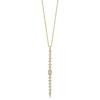 0.34ct 14k Yellow Gold Diamond Baguette Necklace