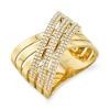 0.54ct 14k Yellow Gold Diamond Pave 