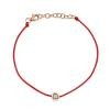 0.09Ct 14k Rose Gold Diamond Bracelet